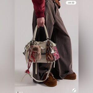 Free People Fluffy Capybara Bag Charm